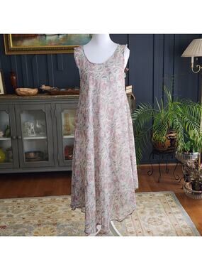 Ana & Rose Paisley Lined Maxi Dress OSFM